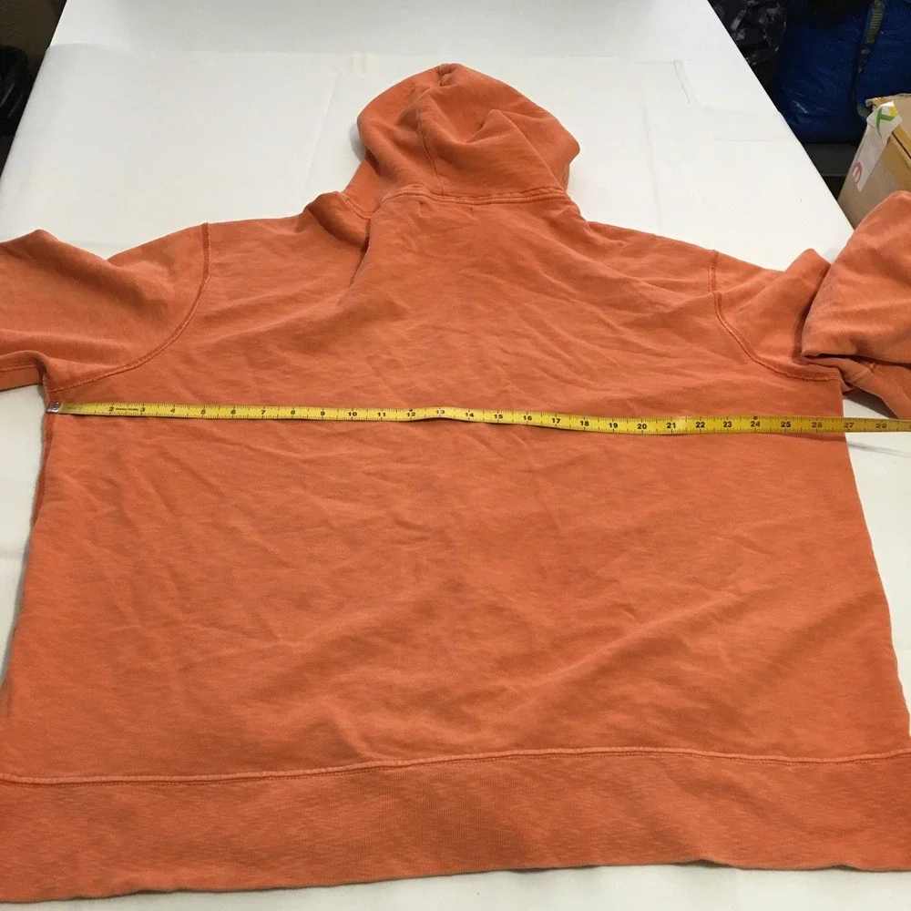 Polo Ralph Lauren Full Zip Hoodie Sweatshirt Mens 2XL Orange Pony Logo